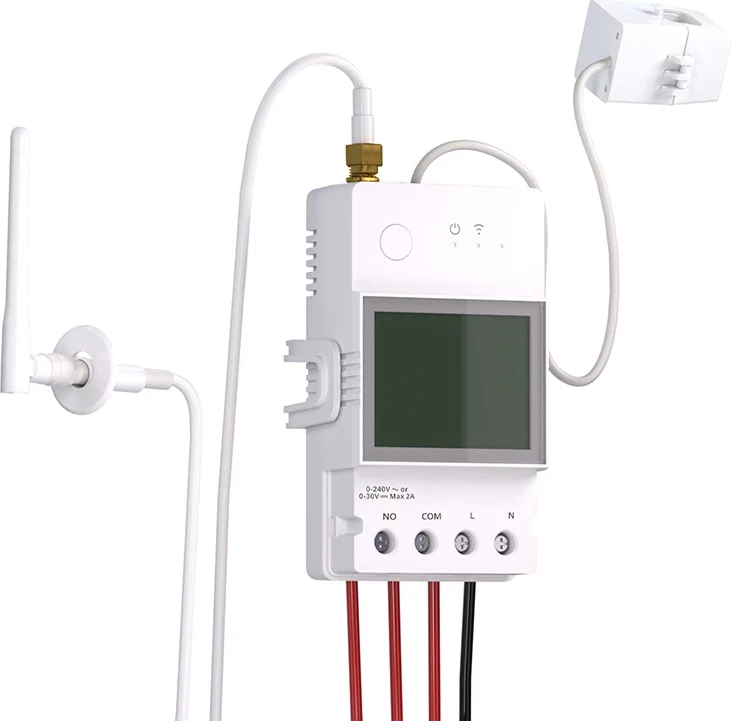 Matës i konsumit të energjisë Sonoff POWCT, Wi-Fi, 100A, i bardhë