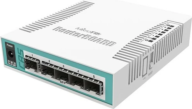 Switch MikroTik CRS106-1C-5S, Gigabit Ethernet (10/100/1000), Power over Ethernet (PoE)