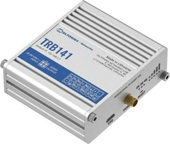 Gateway industrial TELTONIKA TRB141, LTE Cat 1, I/O, Alumini