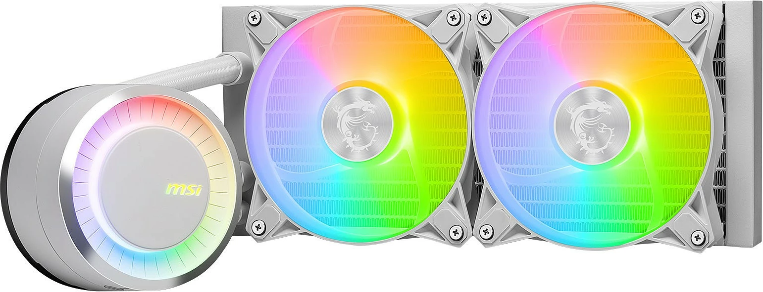 Ftohës me lëng MSI MAG Coreliquid E240, 240mm, RGB, i bardhë