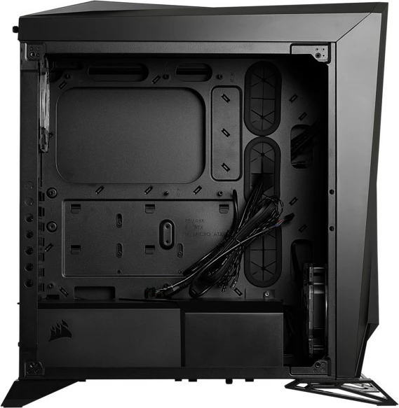 Kasë Corsair Carbide SPEC-OMEGA RGB, Midi Tower, ATX, xham i temperuar, e zezë