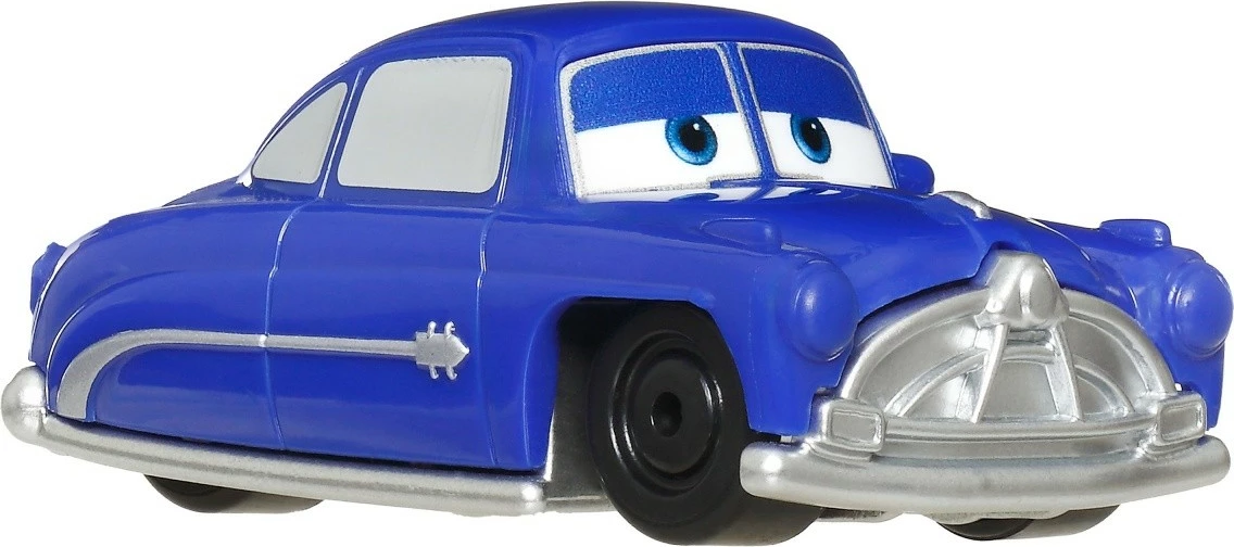 Set makina lodër metalike Disney Pixar Cars, Mattel JDM11, shkallë 1:55, rrota lëvizëse, display 24 copë, Mix