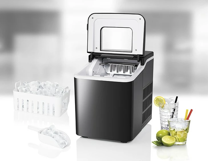 Aparat për kube akulli UNOLD Freeze, 120 W, 220 - 240 V, i zi