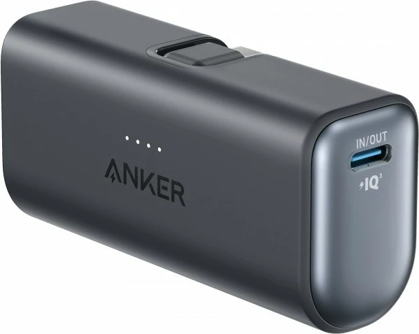 Powerbank Anker NANO 5000mAh, 22.5W, 2x USB Type-C, e zezë