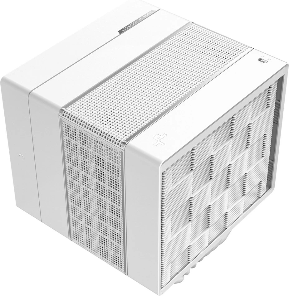 Ftohës ajri për procesor DeepCool Assassin VC Elite WH, 2 ventilatorë 140 mm, i bardhë