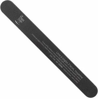 Llimues për thonj Peggy Sage 2-Way Giant Nail File Coarse 100/180, e zezë, 1 copë