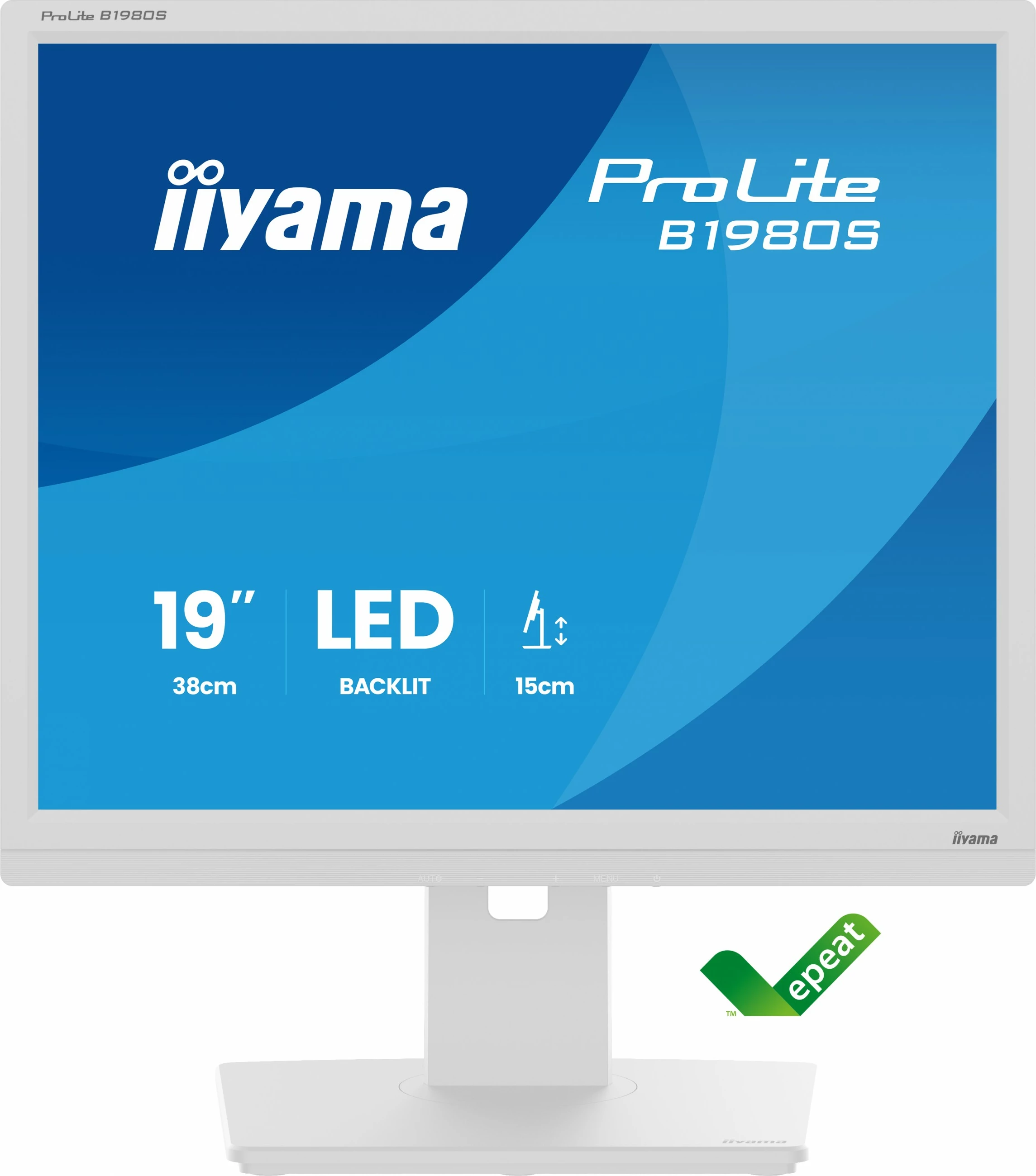 Monitor iiyama ProLite B1980S-W1, 19 inç, LED, 1280x1024, i bardhë