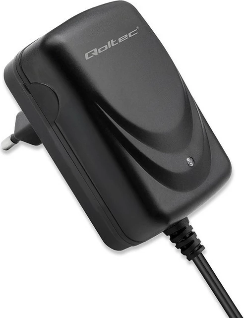 Karikues automatik baterie Qoltec 52425, 6V, 1A, LED, i zi