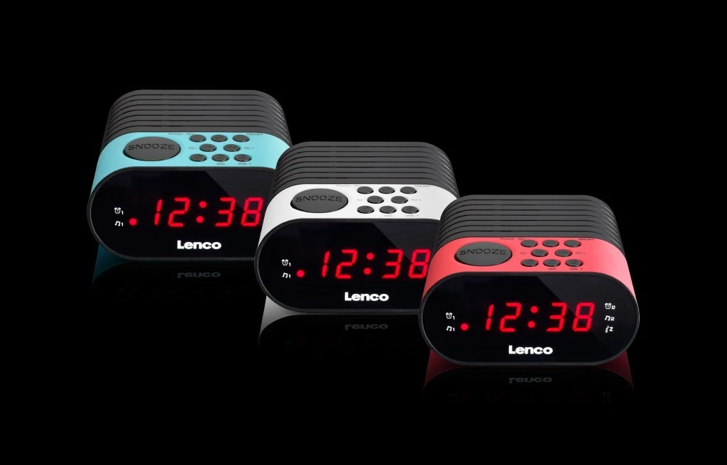 Orë alarmi Lenco CR-07, LED, zi/kaltër