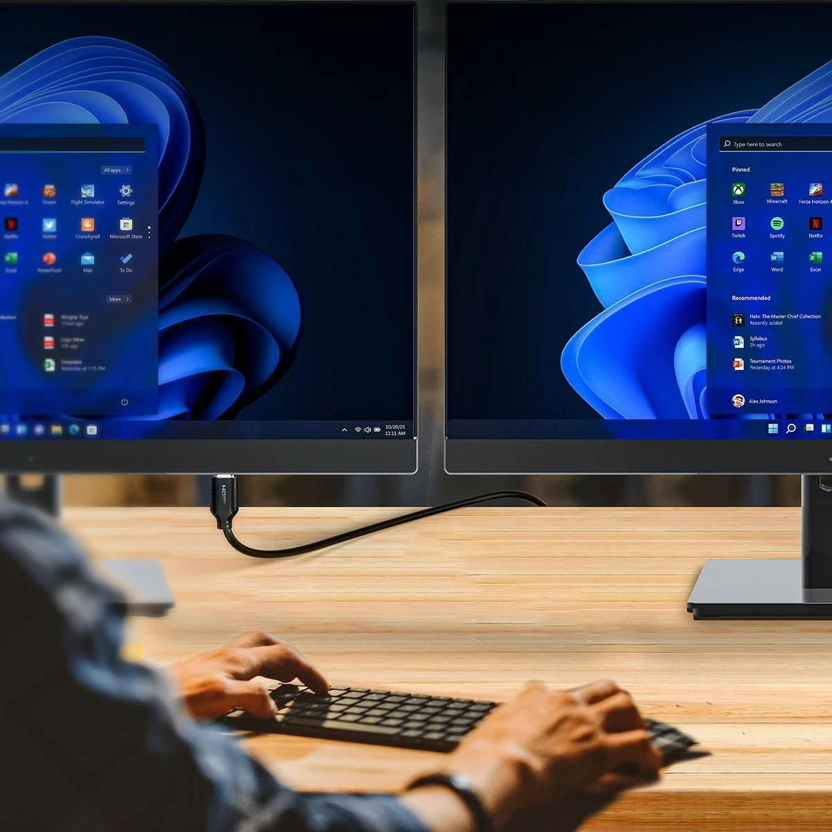 Kabëll HDMI Unitek 2.0 4K 60Hz 1.5m, i zi