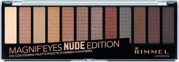 Paletë për sy Rimmel Magnif'Eyes 001 Nude Edition për femra, 14.16g