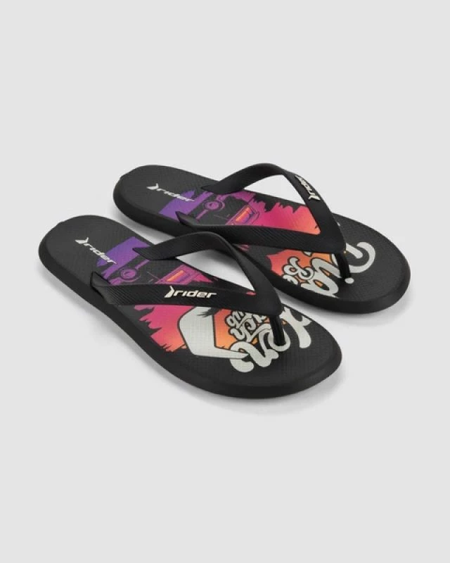 Flip-flop për meshkuj Rider, të zeza