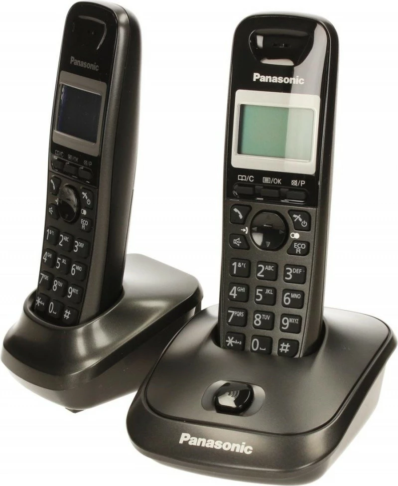 Telefon pa kabllo Panasonic KX-TG2512 Duo, Gri