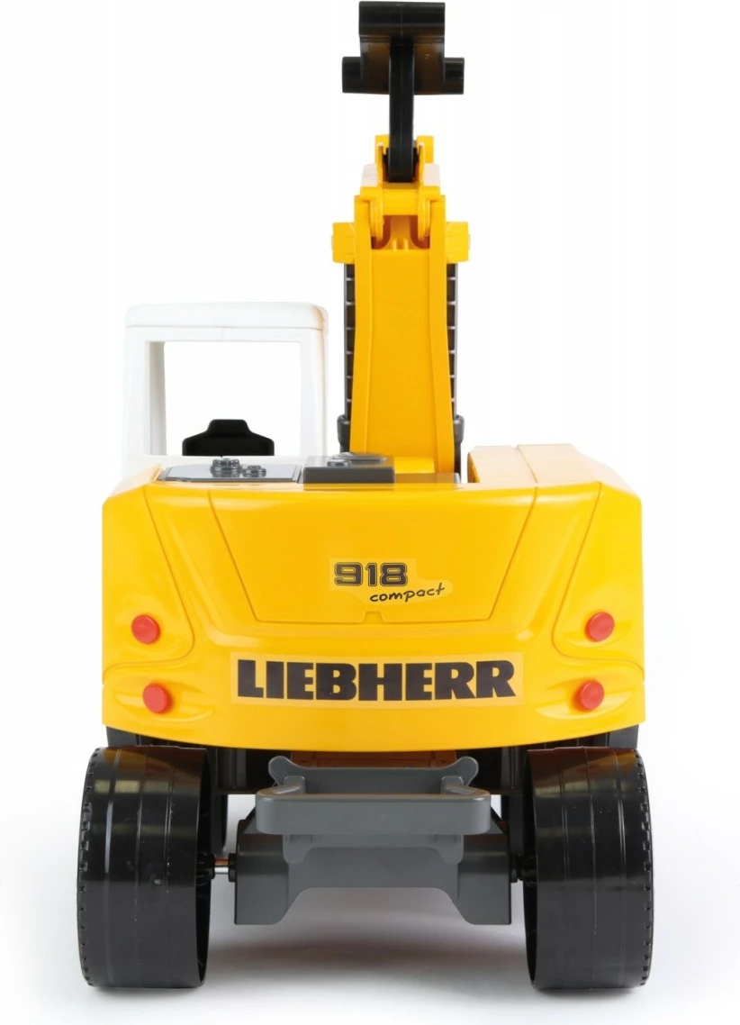 Eskavator lodër Lena Liebherr A 918 Litronic, plastikë, 48 cm, verdhë