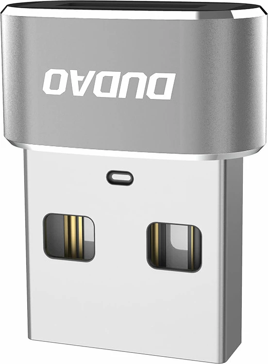 Adapter Dudao L16AC, USB-C në USB-A, i zi