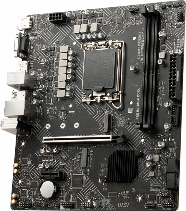 Pllakë amë MSI PRO H610M-G DDR4, Intel, LGA 1700, 64 GB