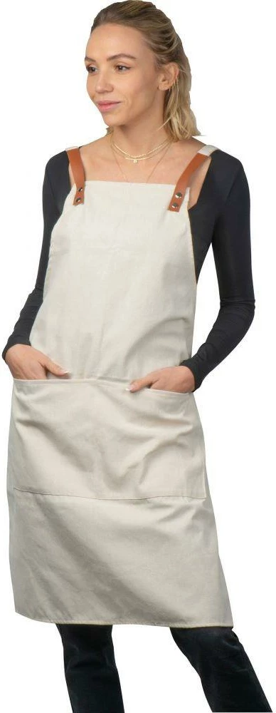 Përparëse MACMA për Barista - Kamerier, Pambuk, Bezhë