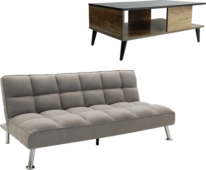 Paketa mobilje për dhomë ndeje studentore Smooth set prej 2 pjesësh