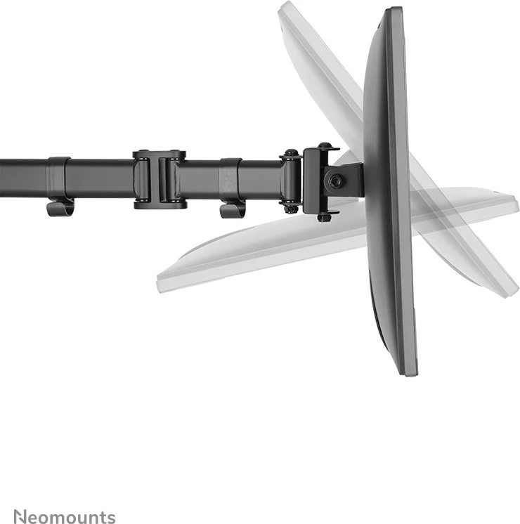 Krah monitori Newstar NM-D135DBLACK, për tavolinë, 27", i zi