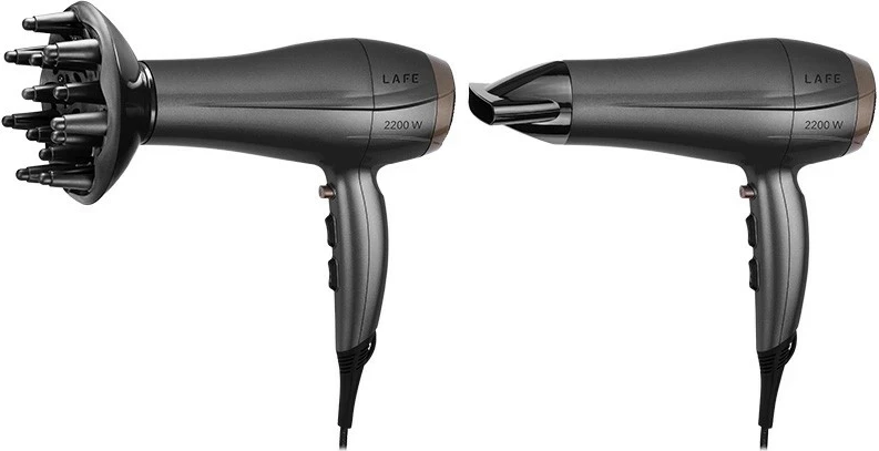 Suskë flokësh Lafe Sleek & Shine Ionic PRO, 2200W, gri