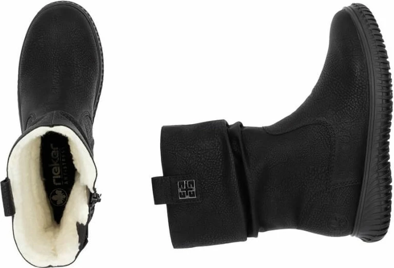 Çizme Rieker femra, të zeza