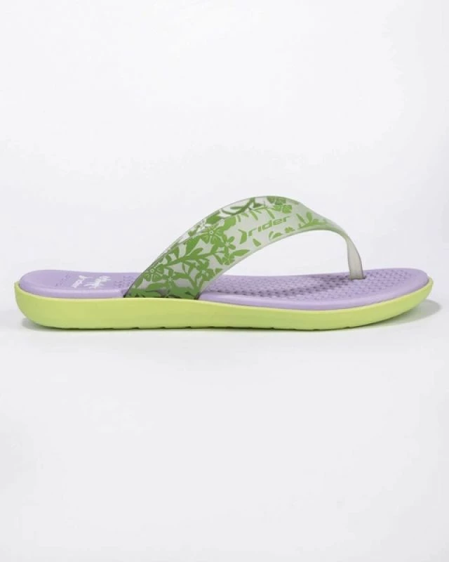 Flip-flopa për femra Rider, vjollcë e gjelbër