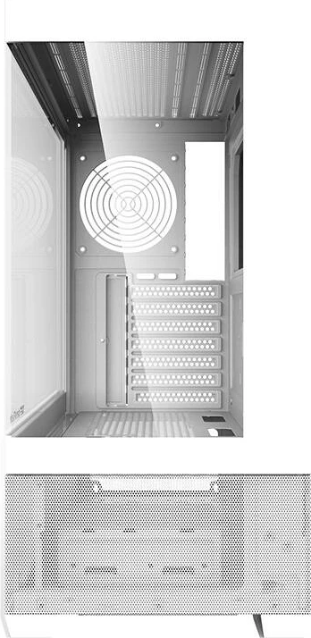 Kasë Darkflash DS900 AIR, Middle Tower, ATX/M-ATX/ITX, xham i temperuar, e bardhë