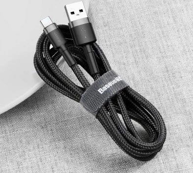 Kabllo USB Baseus CATKLF-UG1, 3 m, USB A në USB C, E zezë