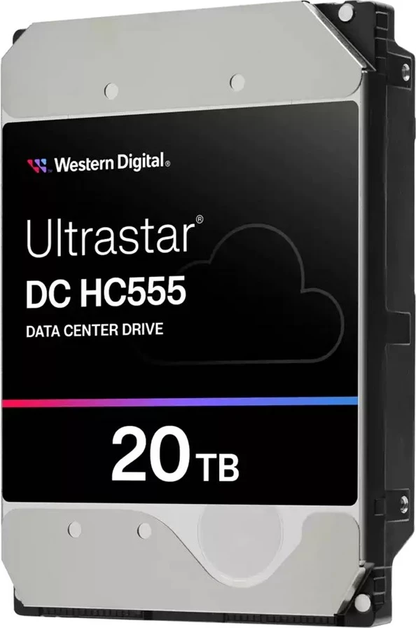 Hard disk Western Digital Ultrastar DC HC555, 20 TB, 7200 RPM, 3.5", SAS3