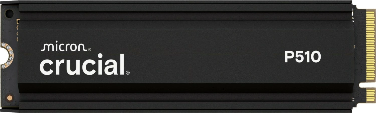 SSD Crucial P510 Radiator, 2TB, M.2 NVMe, PCIe 5.0