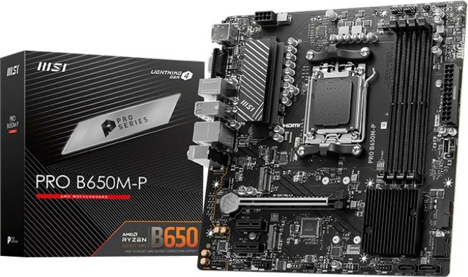 Pllakë amë MSI PRO B650M-P, Socket AM5, DDR5, micro ATX