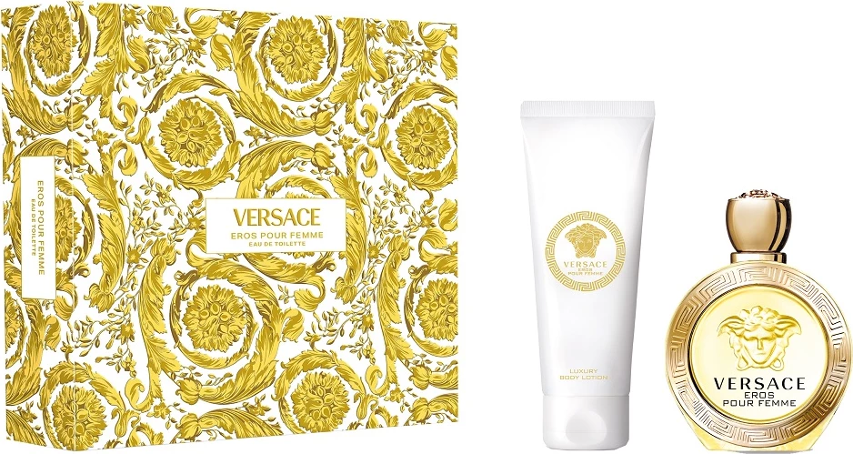 Set Eau de Toilette për femra Versace Eros Pour Femme 100ml + 150ml