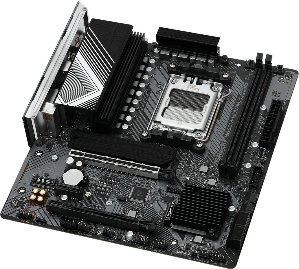 Pllakë amë ASRock B650M-HDV/M.2, Socket AM5, micro ATX