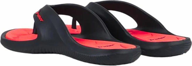 Flip-flop për meshkuj Rider, të zeza e të kuqe