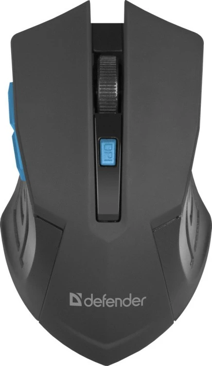 Maus wireless Defender ACCURA MM-275, 1600 DPI, 5 butona, USB, zi/blu