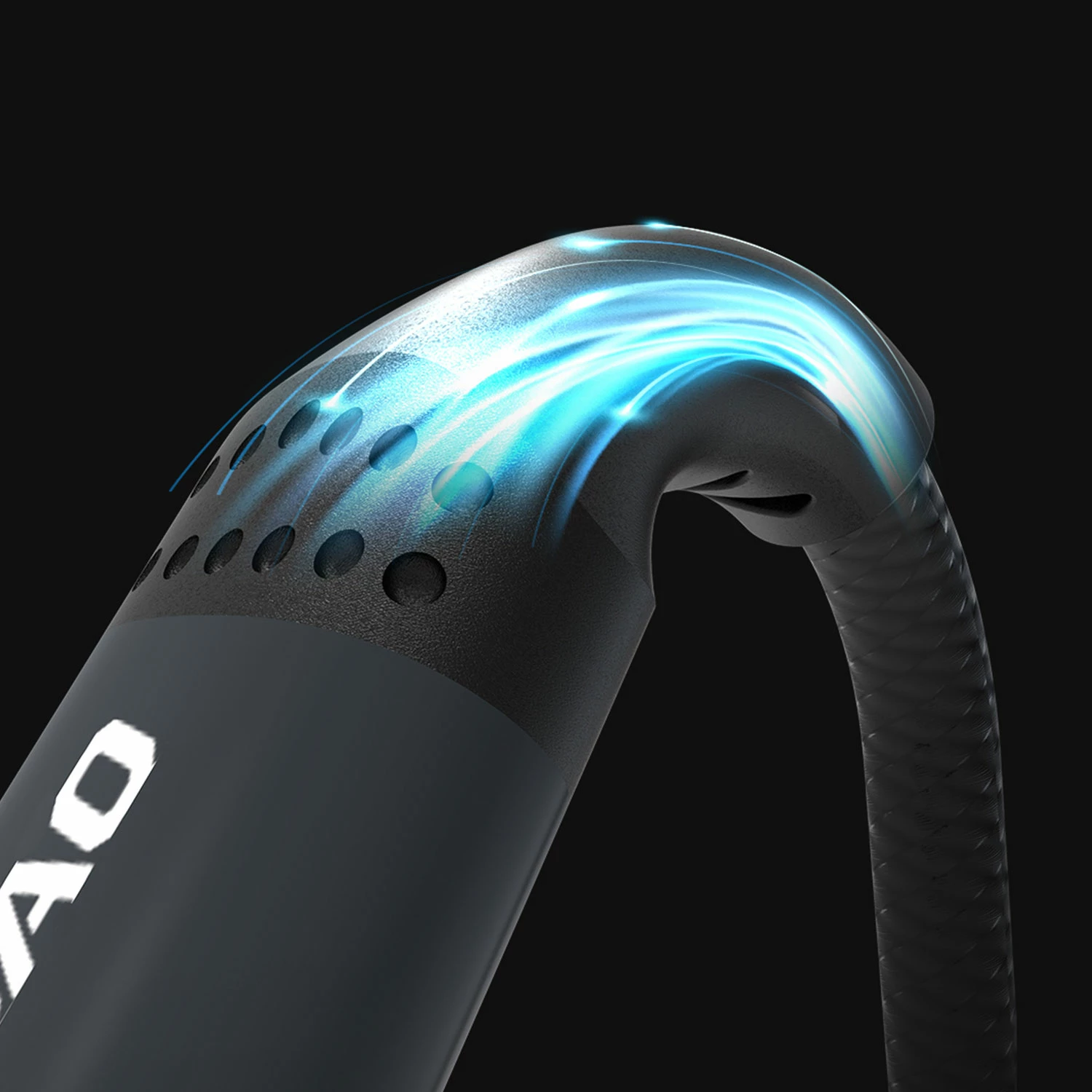 Kabllo Dudao L3SM USB-A në MicroUSB, 1.2m, 3A, e zezë