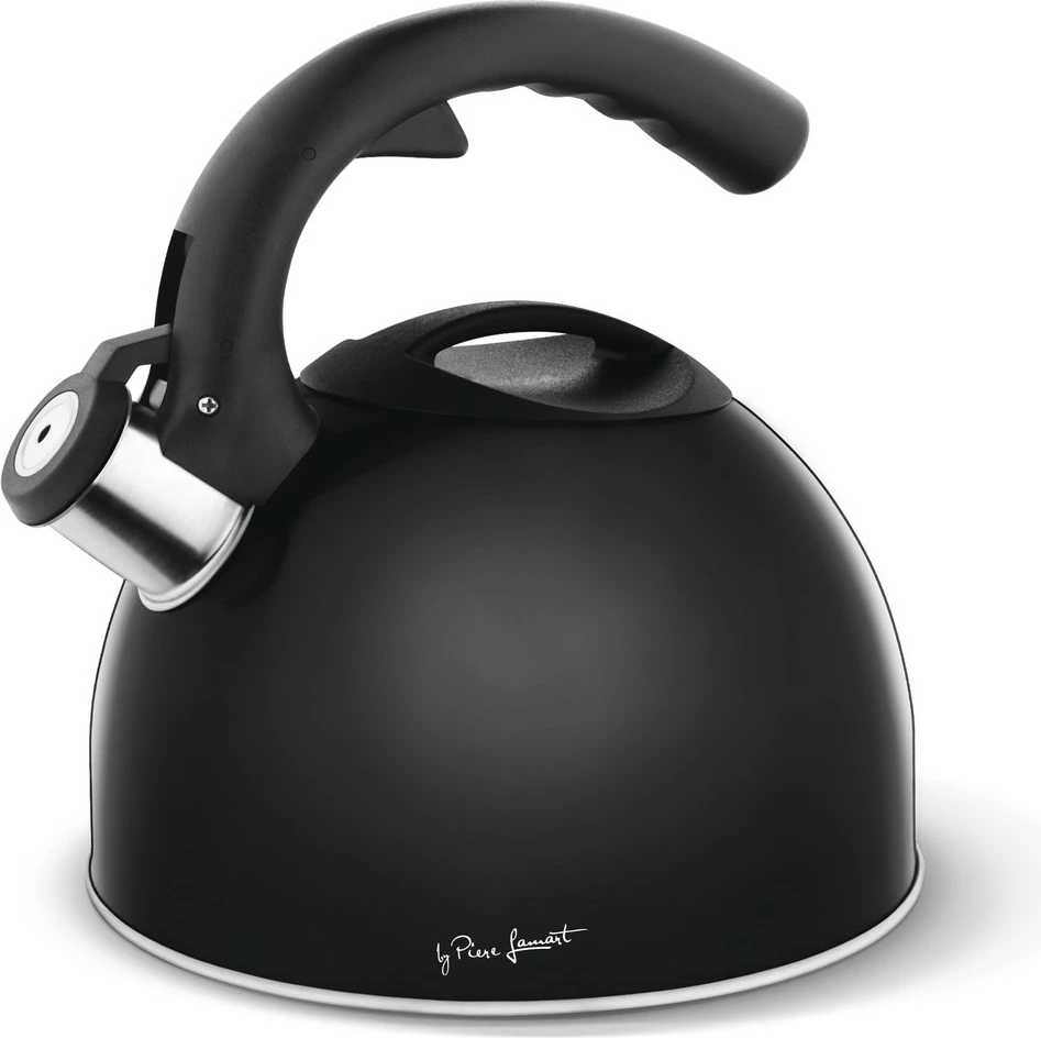 Çajnik klasik Lamart LT7046, 3L, i zi, me fishkëllim