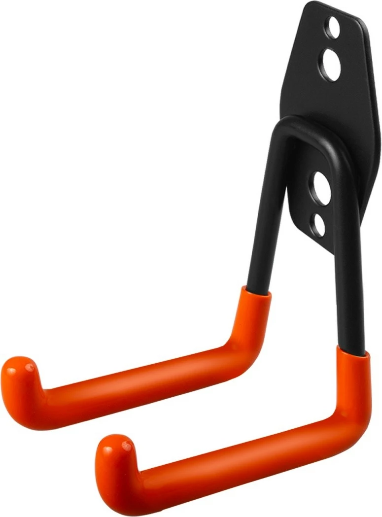 Mbajtëse muri Maclean MC-442 për garazh, çelik, 70 kg, e zezë/portokalli