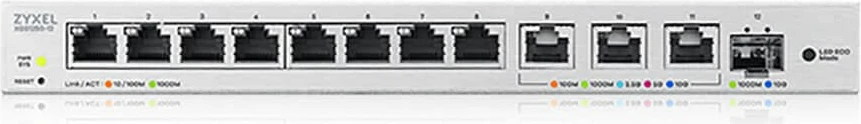 Switch Zyxel XGS1250-12, Managed, 10G Ethernet, Gri