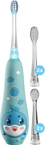 Furçë dhëmbësh elektrike Concept KIDO SMILE ZK3020 për fëmijë, Sonic, 4 koka, Kaltër