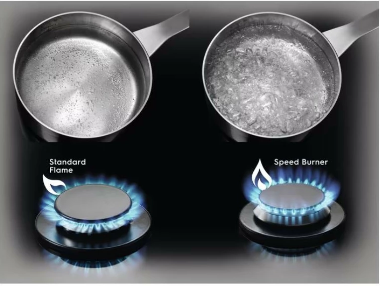 Sobë gazi Electrolux EGG6426SK, 4 zona, xham, e zezë