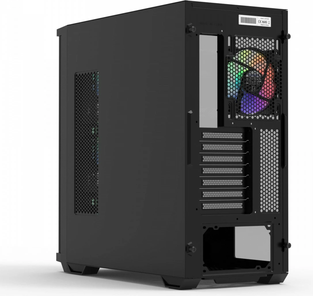 Kasë Zalman Z10 PLUS, ATX Mid Tower, 4x ARGB ventilatorë, E zezë