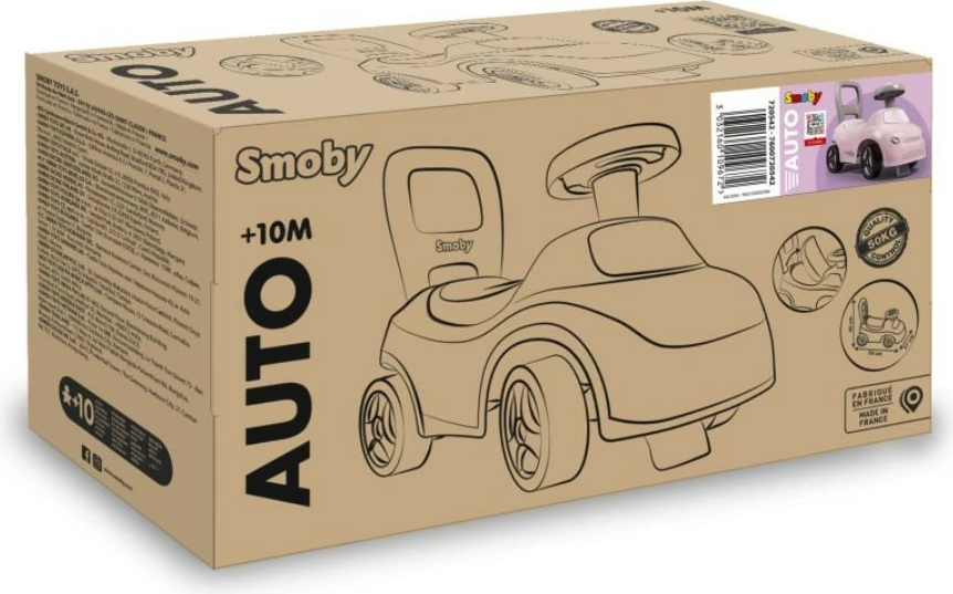 Ride-on Smoby 7600720542web për vajza, Rozë