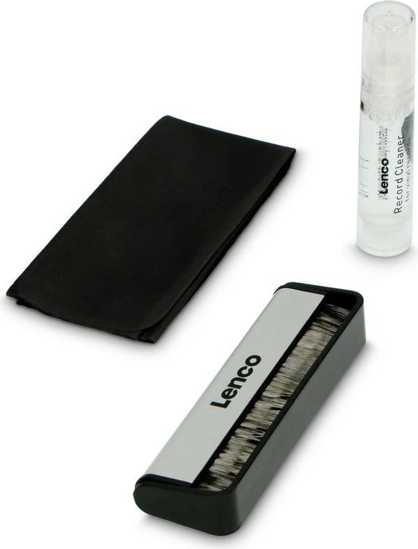Set pastrimi Lenco TTA-3IN1 për pllaka vinili, furçë karboni, solucion, leckë