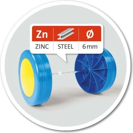 Biçikletë ride-on plastike Lena 07165, shumëngjyrëshe për fëmijë