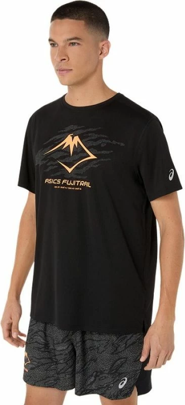 Fanellë sportive për meshkuj Asics, e zezë