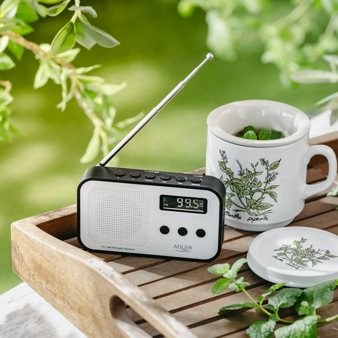 Radio Adler AD 1907, Portativ, Bardhë