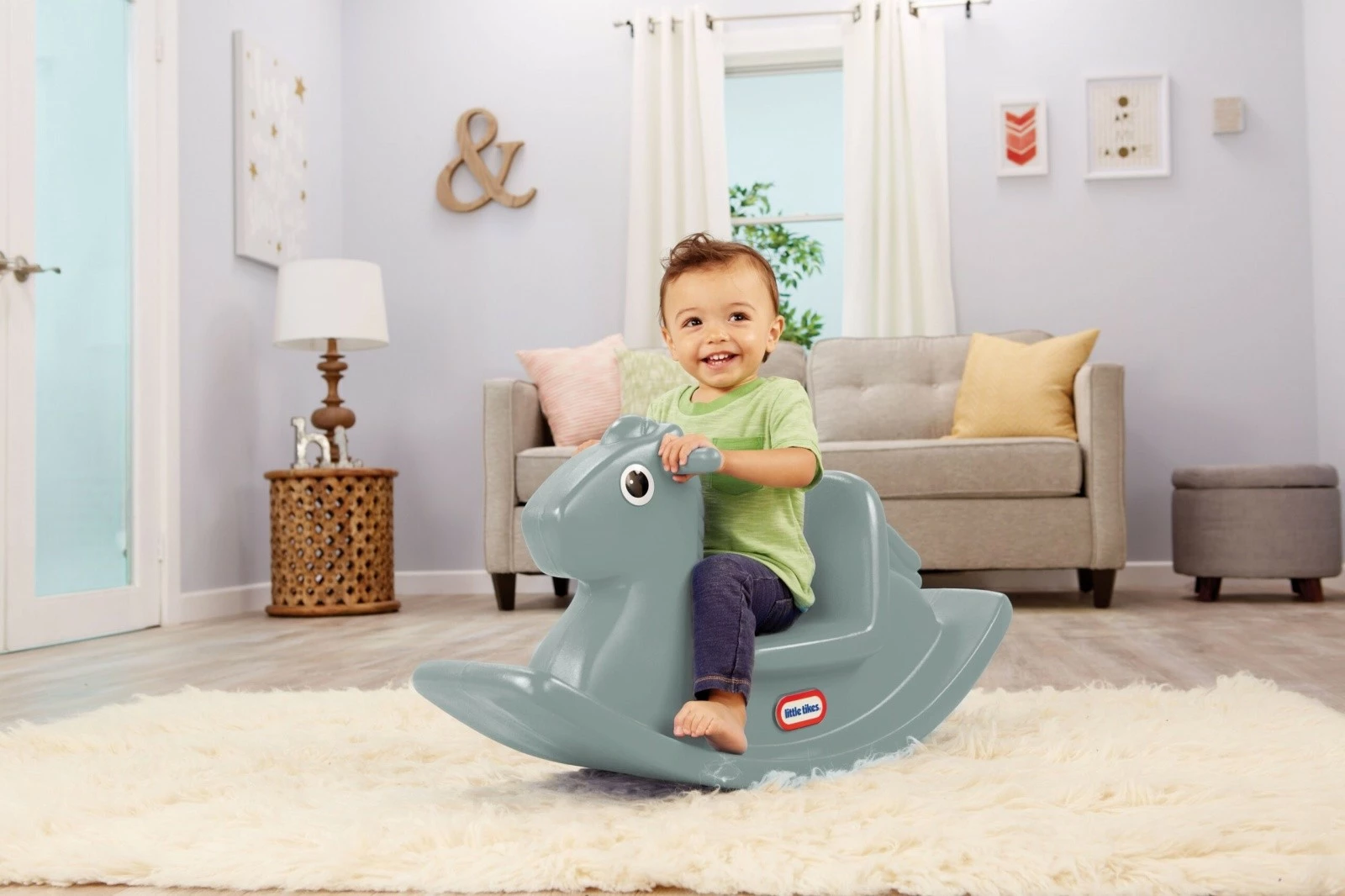 Kali lëkundës Little Tikes 174216E3, plastikë, gri