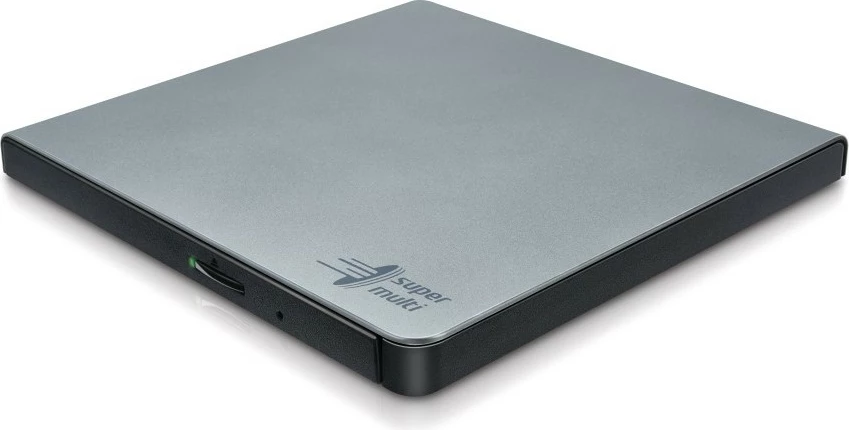 DVD-Writer portabël Hitachi-LG Slim, USB 2.0, Silver