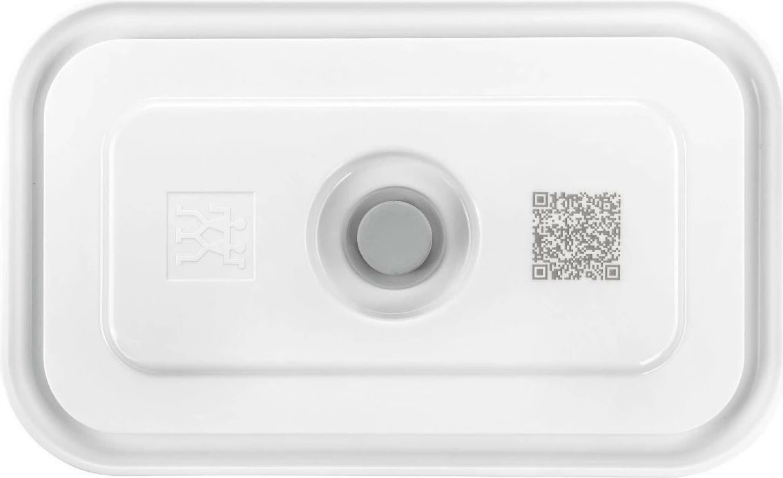 Enë qelqi për ruajtje me vakum, Zwilling Fresh & Save 36803-200-0, 0.95 L, për furrë/mikrovalë/ngrirës, transparente e bardhë